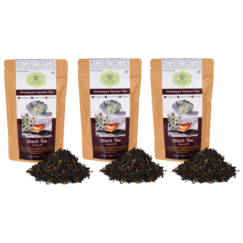 Black Tea 50gm/1.76 OZ (Pack of 3)